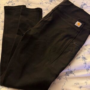 Carhartt Black Fitted Work Leggings with High Waist